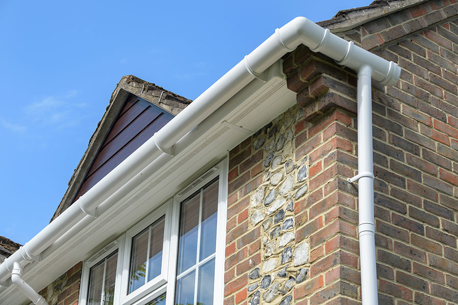 PVC fascia and soffit installation